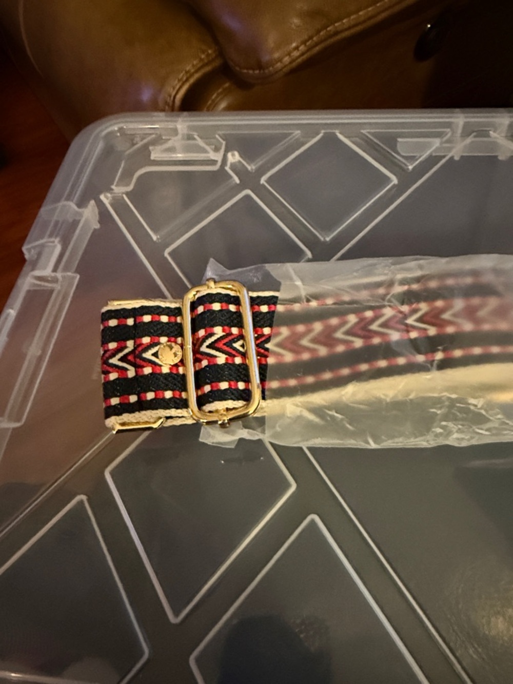 Red & Navy Tribal Pattern Women’s Accessory Strap